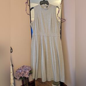 Torrid Sleeveless Heavyweight Gray Midi Dress